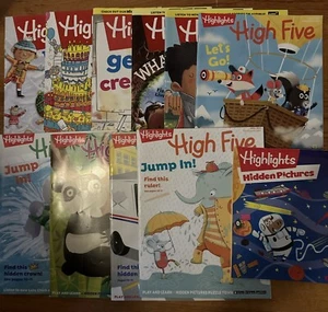 High Five Book Children Homeschooling Teacher 2021 Reading Set 10 - Imagen 1 de 7