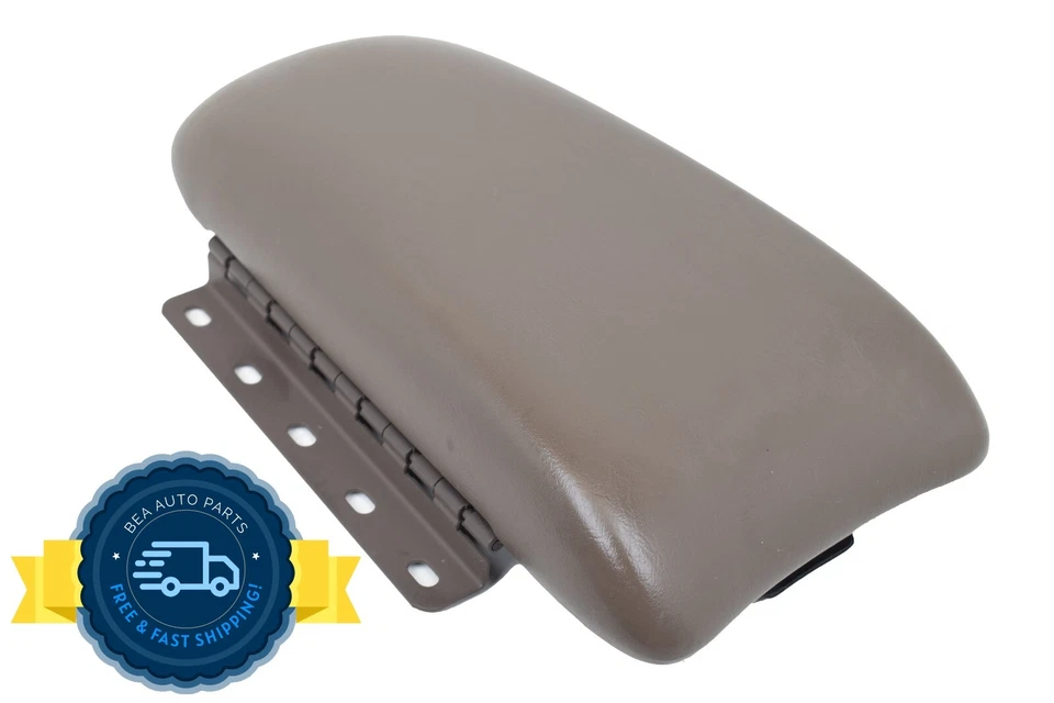 Ford Taurus 1997-1999 consola central cuero marrón reposabrazos tapa superior OEM Foto 1 de 4