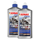 2x 500 ml SONAX XTREME Polish+Wax 3 Hybrid NPT Lackpolitur Wax Lackversieglung