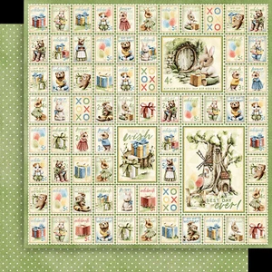 Graphic45 LOTS OF LOVE (1 PC) 12x12 Dbl-Sided Printed Cardstock SCRAPBOOKING - Picture 1 of 2