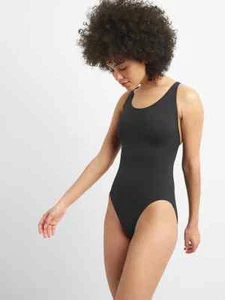 Gap Damen Badeanzug schwarz Crossback zum Binden Einteiler Gr. L Large Neu mit Etikett - Bild 1 von 5