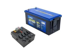 Kings 12V 200Ah Deep Cycle Lithium Battery 3yr Wrnty + 12V Compact Control Box - Picture 1 of 12
