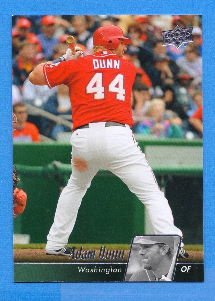 2010 Upper Deck #528 Adam Dunn Nationals - Image 1 of 1
