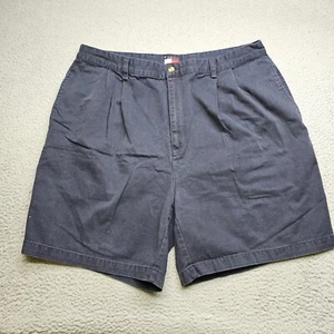Pantalones Cortos Tommy Hilfiger Adulto Talla 40 Azul Plisado Botón Delantero Para Hombre - Imagen 1 de 15
