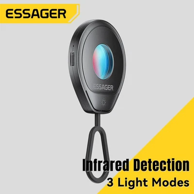 Essager versteckte Kamera Detektor tragbar Infrarot Objektiv Sucher Anti-Peeping Gadget - Bild 1 von 4