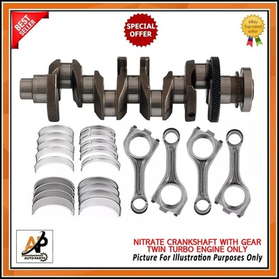 CRANKSHAFT W/GEAR FOR JAGUAR & LAND ROVER 204DTA 2.0 D WITH ENGINE REBUILD KIT - Image 1 of 4