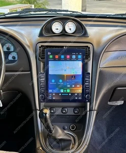 9.7" FOR FORD MUSTANG 1994- 2003 2004 STEREO RADIO WIRELESS CARPLAY ANDROID 15.0 - Foto 1 di 23