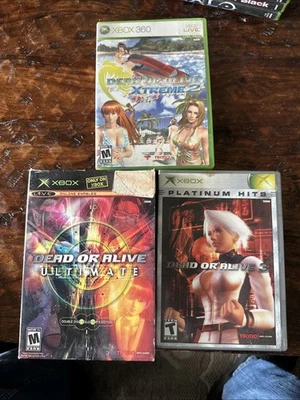 Dead или Alive Ultimate 1 + 2, Extreme DOA 3 оригинальный Xbox / Xbox360 (3 игры лот) - Изображение 1 из 4