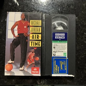 Michael Jordan Air Time Hanes VHS Tape Pre Owned Free Shipping - Picture 1 of 4