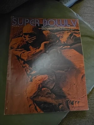 Super Bowl V 5 Program Dallas Cowboys Vs Baltimore Colts  - Image 1 of 4