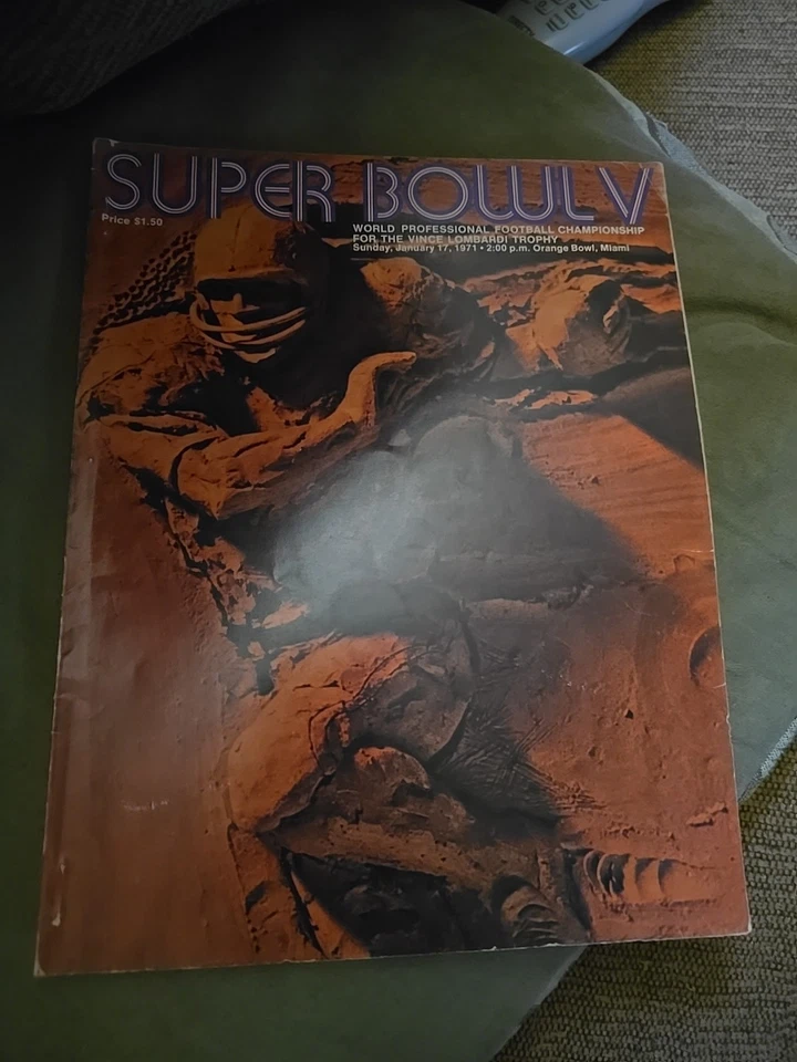 Super Bowl V 5 Program Dallas Cowboys Vs Baltimore Colts  - Image 1 of 4