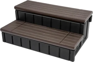 Whirlpool Treppe Outdoor Spa Treppe mit Stauraum, Whirlpool Treppe rutschfeste Stufen für - Bild 1 von 9