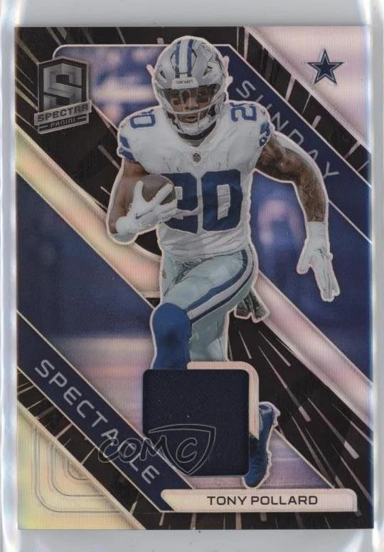 2023 Panini Spectra Sunday Spectacle Hyper Prizm /75 Tony Pollard #SS-TPO - Image 1 of 2