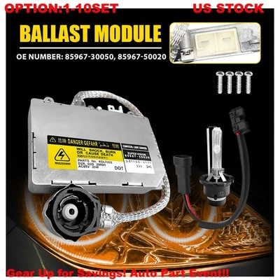 Kit de encendedor de lastre de xenón y bombilla HID D2S para Lexus RX300 2001-2003 85967-0E020 Foto 1 de 4