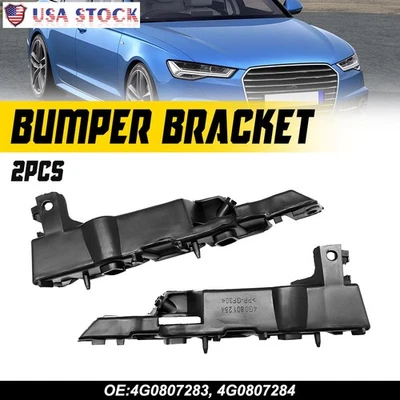 Soporte de soporte de fascia para parachoques de retención delantero para Audi S6 A6 A6 Quattro 2012-18 Foto 1 de 4