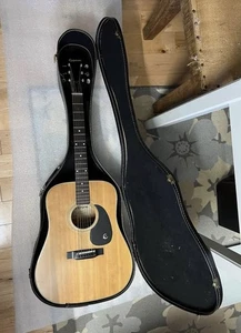 Epiphone FT-145 Texan Made in Japan Vintage Acoustic Guitar with Case Plays Well - Picture 1 of 10