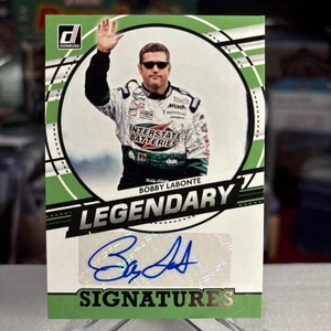 Bobby Labonte AUTO 2022 Panini Donruss Racing Legendary NASCAR HOF ⭐️ MINT GEM? - Picture 1 of 4