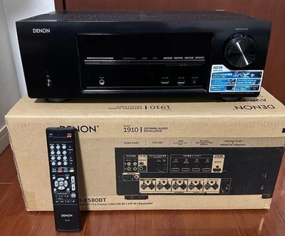 DENON AVR-1713 Integrated Network AV Receiver 5.1-channel AV amplifier Black - Image 1 of 4
