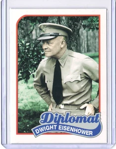 2009 Topps Heritage American heroes Dwight Eisenhower #86 - Picture 1 of 2