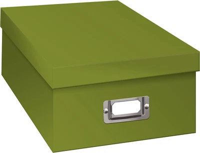 Caja de almacenamiento de fotos verde salvia con capacidad para 1100 fotos hasta 4x6 caja libre de ácido Foto 1 de 4