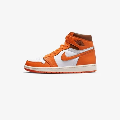 NIKE AIR JORDAN 1 HI OG RETRO HIGH: STARFISH ORANGE: DO9369 101: UK 8,5 - Immagine 1 di 4