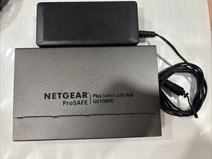 NETGEAR PROSAFE PLUS SWITCH 8-PORTOWY PRZEŁĄCZNIK GIGABITOWY Z 4 PORTAMI POE GS108PE v3 - Zdjęcie 1 z 4