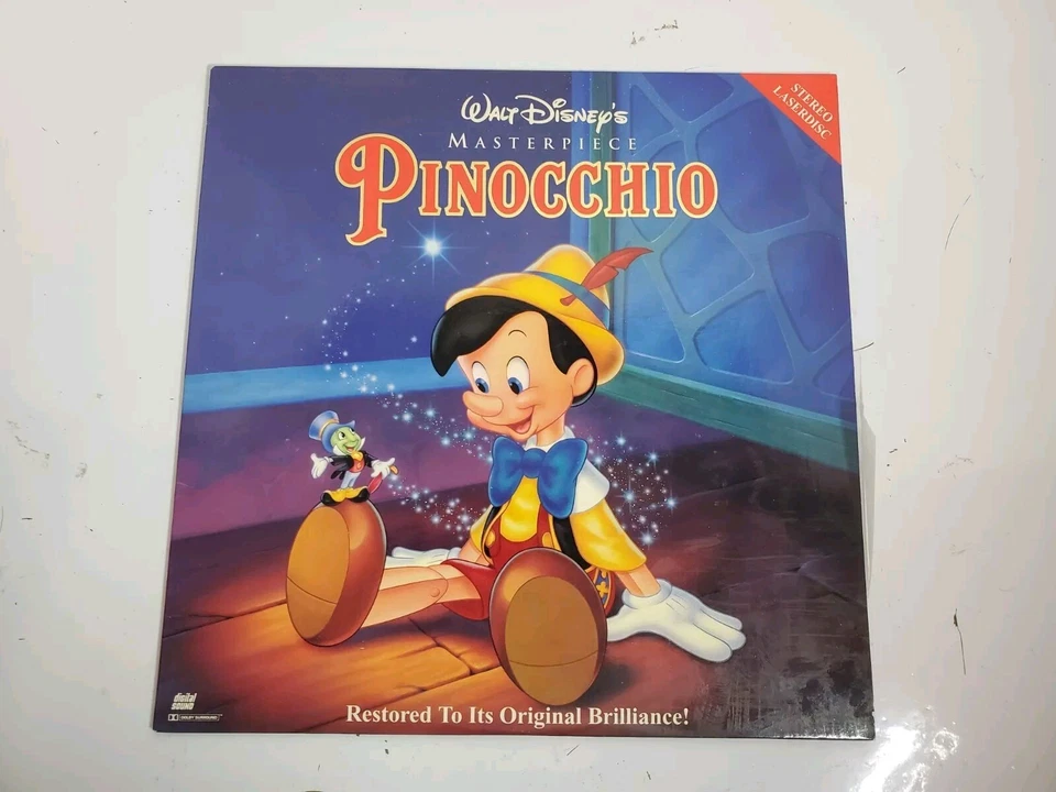 Walt Disney's Masterpiece Pinocchio Laserdisc LD  - Image 1 of 4