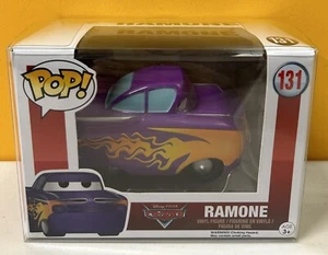 ⭐️ RAMONE PURPLE FLAMES 131 Coches Disney Pixar ⭐️ Funko Pop ⭐️ TOTALMENTE NUEVO ⭐️ - Imagen 1 de 8
