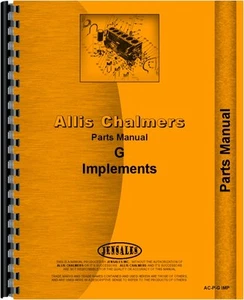 Allis Chalmers G Farm Implements Parts Manual - Picture 1 of 1