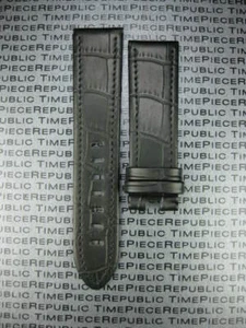 Black 22mm Genuine Leather Strap Timewalker Stitch Style Band for MONTBLANC x1 - Picture 1 of 4