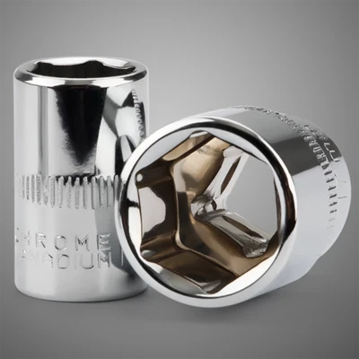 1/2" 1/4" 3/8" Square Drive Socket Wrench Nut Bolt Ratchet Remover All Size - Image 1 of 4