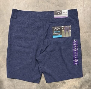 Pantaloncini Callaway Elasticizzati Vita Attiva Opti-Dri Blu Pavone Uomo 36 Nuovi con etichette - Foto 1 di 5