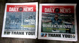 Philadelphia Daily News Eagles Super Bowl & Parade Newspapers 2/10/25 & 2/15/25 - Picture 1 of 1
