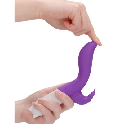 Rabbit-Vibrator Sexspielzeug Silikon Klitoris Wasserdicht Massagestab Frauen Sex - Bild 1 von 4