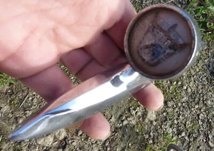 1957 57 Ford Fairlane Ranchero Front Hood Ornament Chrome Emblem OEM - Bild 1 von 11