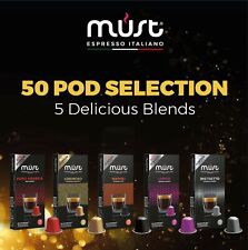 50 X Nespresso Compatible Pods capsules variety selection (5 Different Blends)