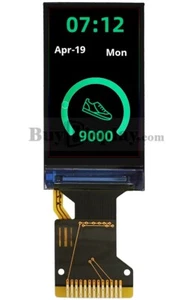 1.06 inch 96x160 IPS TFT LCD Display 4-Wire SPI GC9107 Controller - Picture 1 of 5