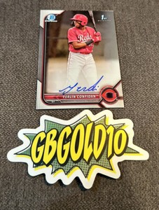 2022 Bowman Chrome #CPA-YC Yerlin Confidan Prospect Auto