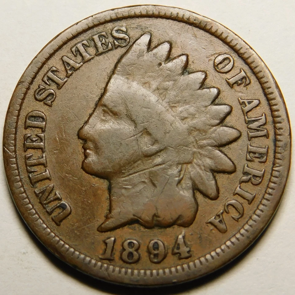 1894 Indian Head Cent Cerrypickers' Guide RPD-001 / FS-301  Actual Coin Pictured - Image 1 of 4