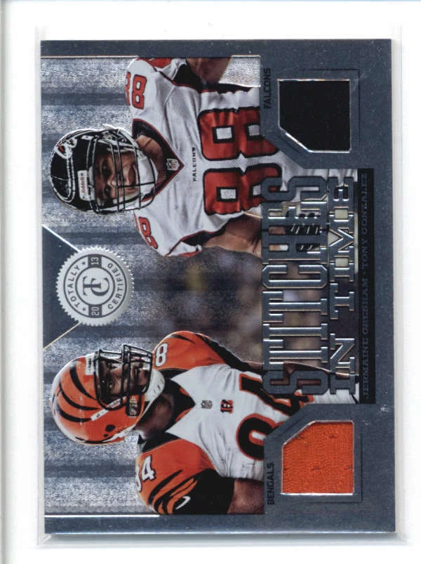 GRESHAM/ GONZALEZ 2013 TOTALLY CERTIFIED DUAL GAME JERSEY #/299 AH1382 - Image 1 of 1