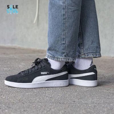 PUMA Men's Smash V2 Trainers Shoes  364989-01 - Image 1 of 4