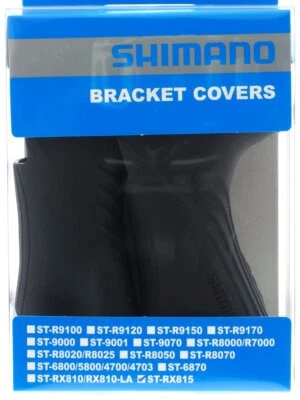 Shimano GRX Di2 ST-RX815 Bracket Cover Set Lever Hood Set, Black - Image 1 of 2