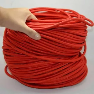 Vintage Retro italienisch farbig geflochten Beleuchtungskordel 3 Kern Stoffkabel Flex - Bild 1 von 14