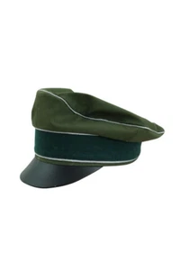 Segunda Guerra Mundial Alemán Afrikakorps Heer Oficial Algodón Trituradora Visera Gorra - Imagen 1 de 1
