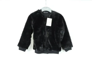 Next Bomberjacke Kunstfell schwarz Größe 3 Jahre UVP 25£ CR096 NN 02  - Bild 1 von 3