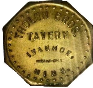 Ficha comercial Ivanhoe Minnesota Minn Mn 10 centavos - Imagen 1 de 4