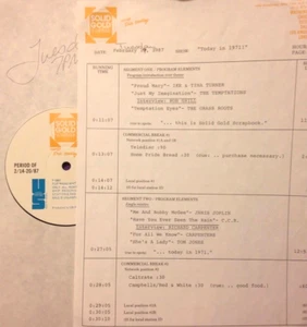 2/18/87 SOLID GOLD SCRAPBOOKS TODAY IN 71: GORDON LIGHTFOOT, TOM JONES, CCR,DAWN - Picture 1 of 2