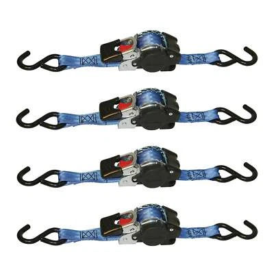 Kerbl Automatik-Zurrgurt Spanngurt 3 m x 25 mm, Zugkraft direkt 300 kg - 4 Stück - Bild 1 von 3