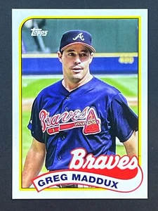 GREG MADDUX / JOHN SMOLTZ 2023 Topps Archives 1989 Doubleheaders #89DH-24 - Picture 1 of 2