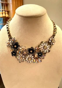 Joan Rivers Opalescent Floral Garden Statement Necklace-Pink - Picture 1 of 3